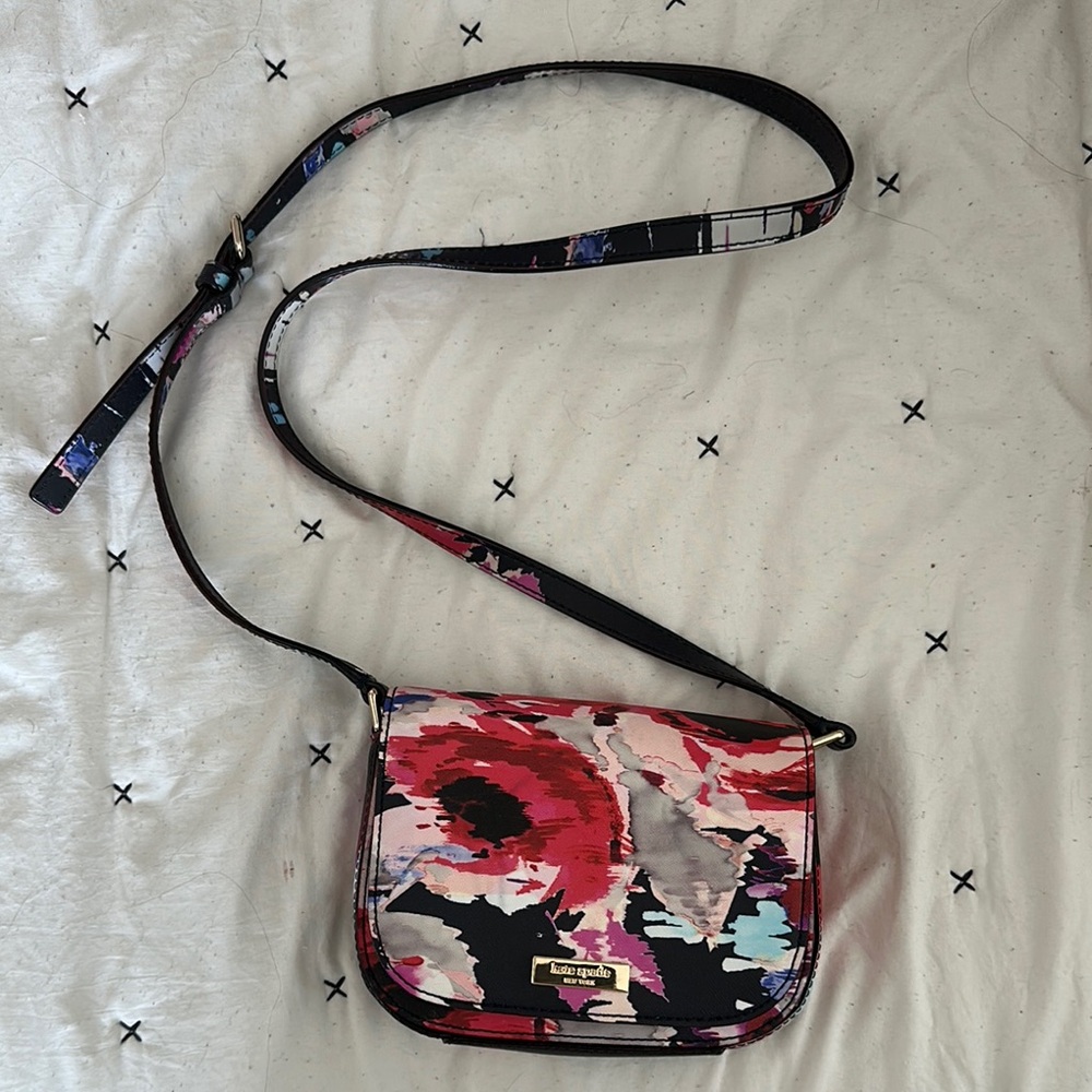 Kate Spade Floral Crossbody Bag - Multicolor